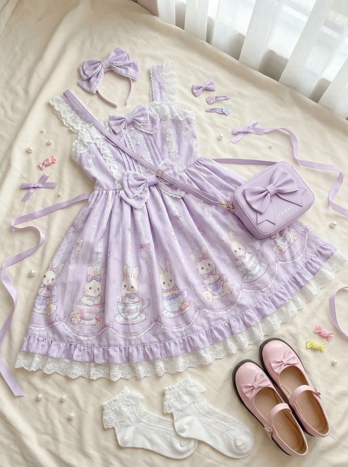 四根羽毛下载 Lolita穿搭灵感分享